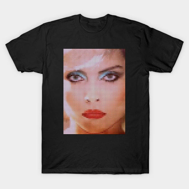 Blondie Dot Art Design - Debbie Harry - T-Shirt | TeePublic